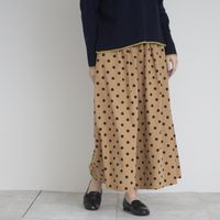 TUTIE./コットンタイプライタードットワイドパンツ